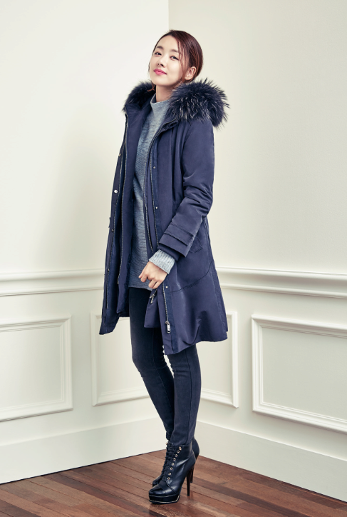 Korea fashion brand CHATELAINE winter coat_ pullover_ pants